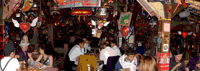 Fun restaurant Andres Carne des Res is a restaurant that offers fun, fun, fun. Courtesy Wikitravel.org.  http://wikitravel.org/shared/File:Andres.jpg