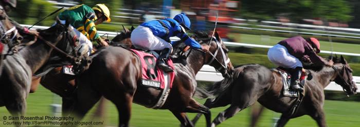 Saratoga Springs Long a city for tony tourists, Saratoga Springs thrives during summer months while the Saratoga Race Course is open. Photograph courtesy of Sam Rosenthal