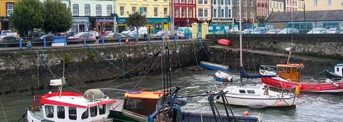 Cork A view from Cobh harbor. Credit: Peter Craine [CC-BY-SA-2.0], via Wikime